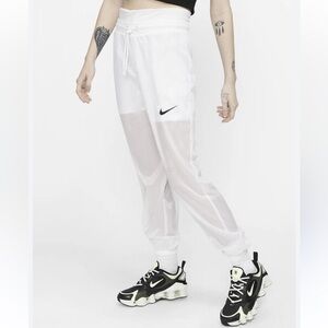 Nike Sportswear Women's Woven Trousers- White